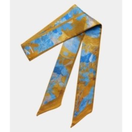 The Côte d’Azur Silk Ribbon Scarf
